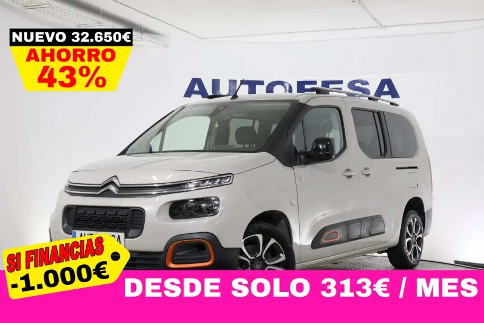 Citroen Berlingo TALLA XL 1.5HDI 100cv SHINE 7 PLAZAS 5P # Gris - 1