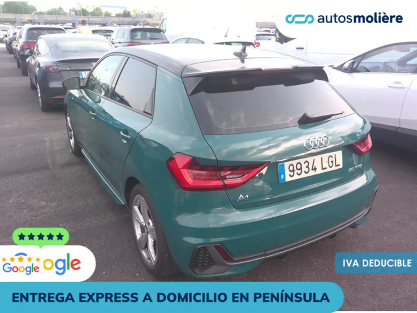 Audi A1 Sportback 30 TFSI S line Verde - 2