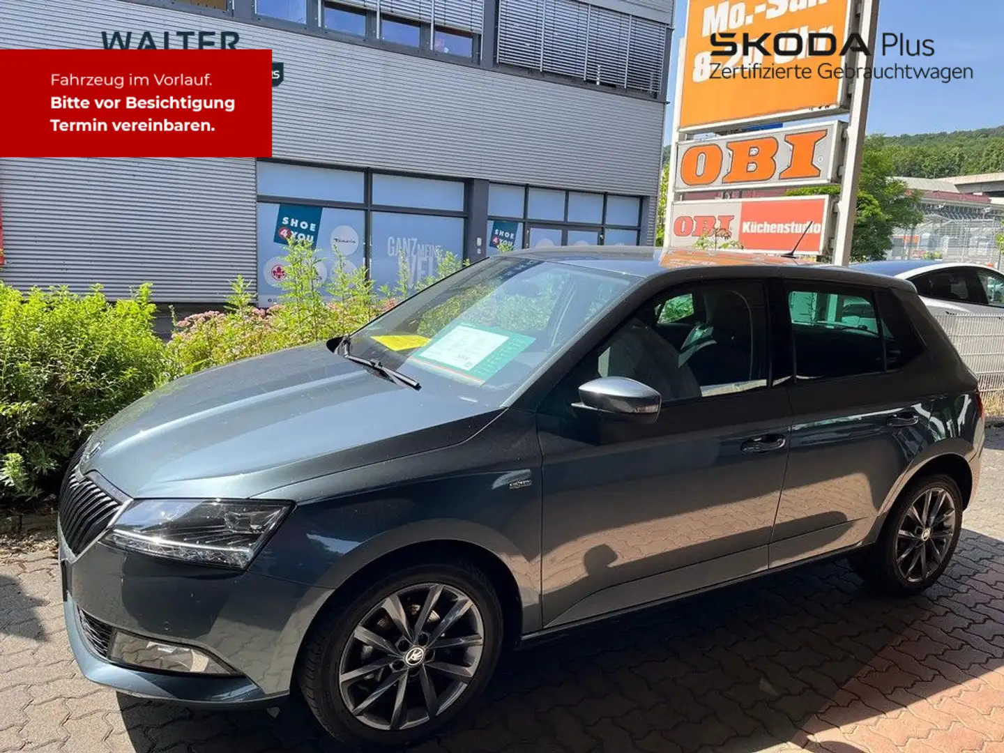 Skoda Fabia 1.0 Soleil Navi SHZ PDC Grau - 2