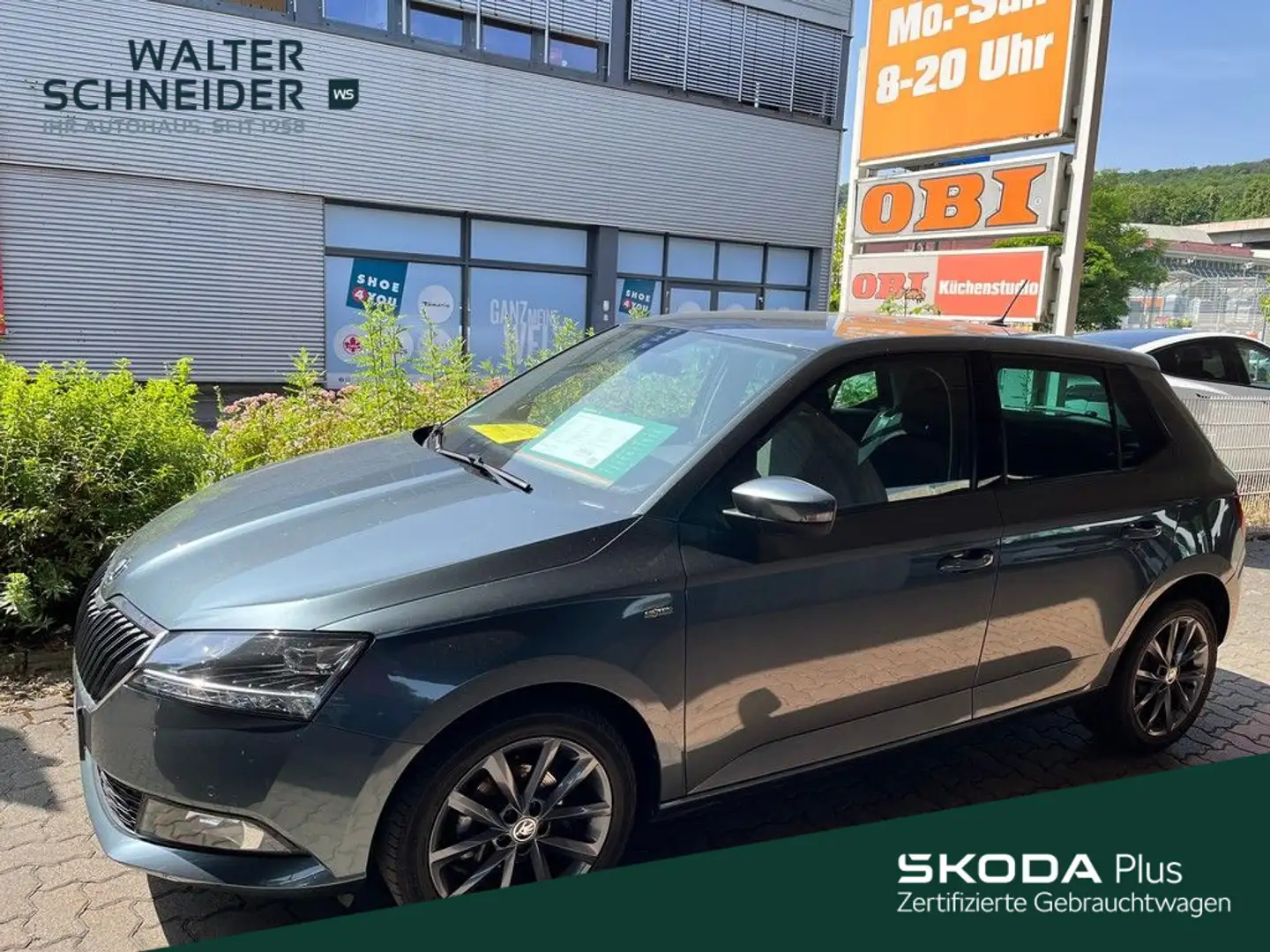 Skoda Fabia 1.0 Soleil Navi SHZ PDC Grau - 1