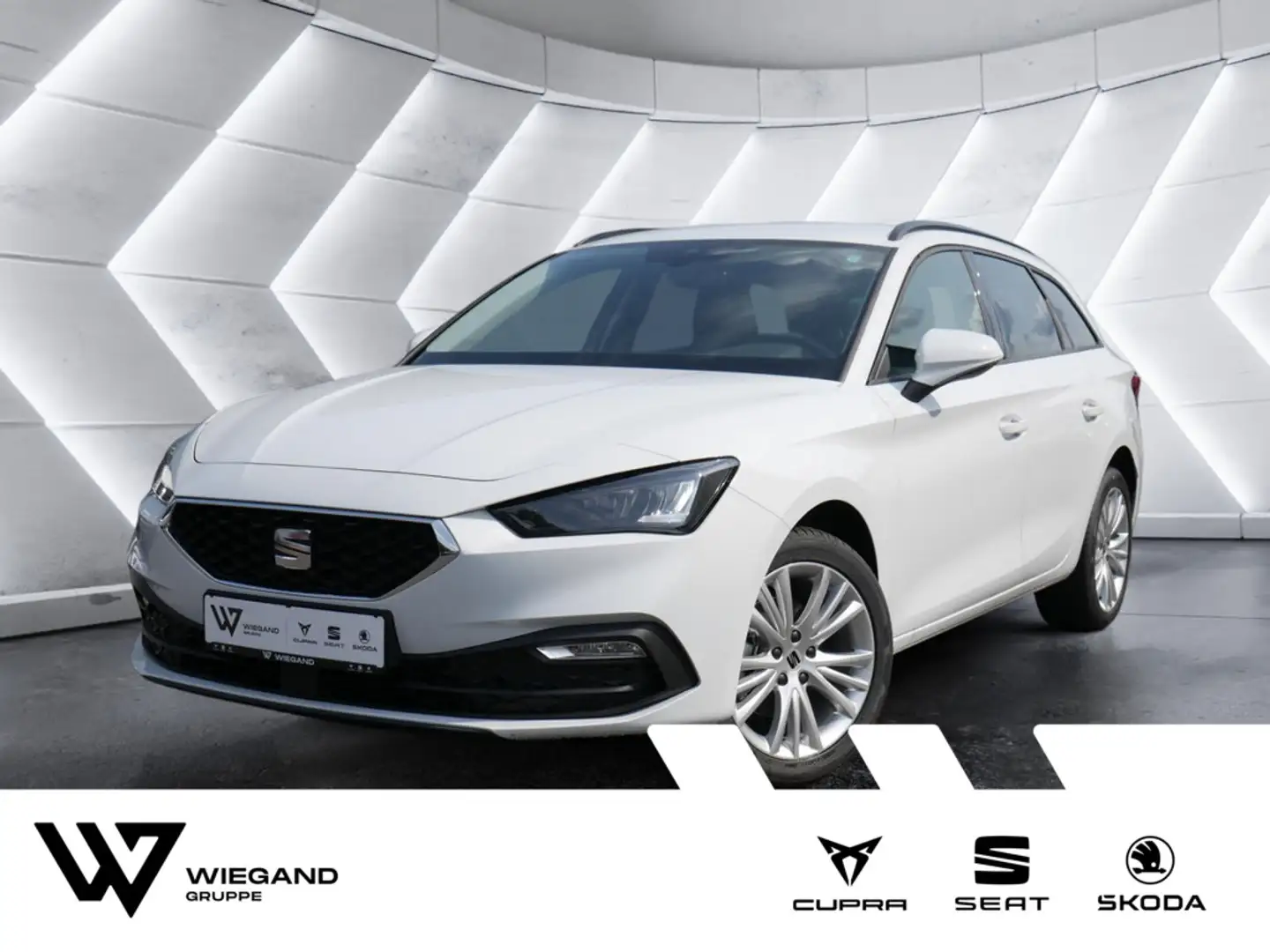 SEAT Leon Sportstourer 1.5 eTSI Style DSG SHZ LED Alb - 1