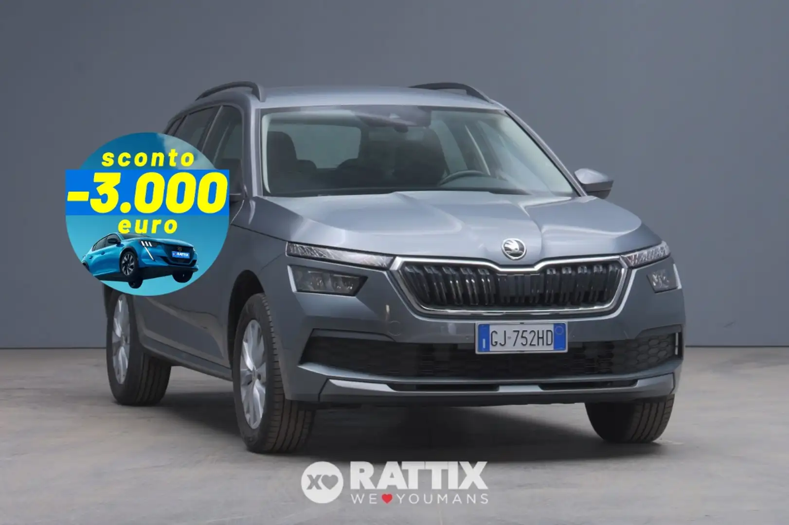 Skoda Kamiq 1.0 TSI 110CV Ambition DSG Grigio - 1