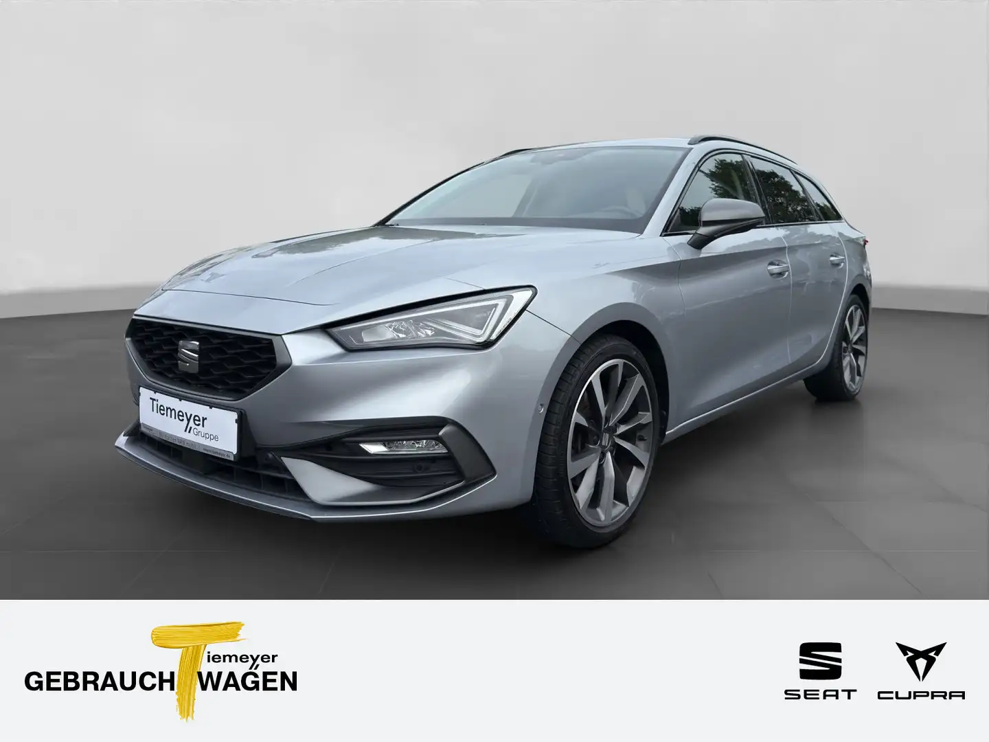 SEAT Leon Sportstourer 2.0 TDI FR LM18 NAVI AHK LEDER Silber - 1