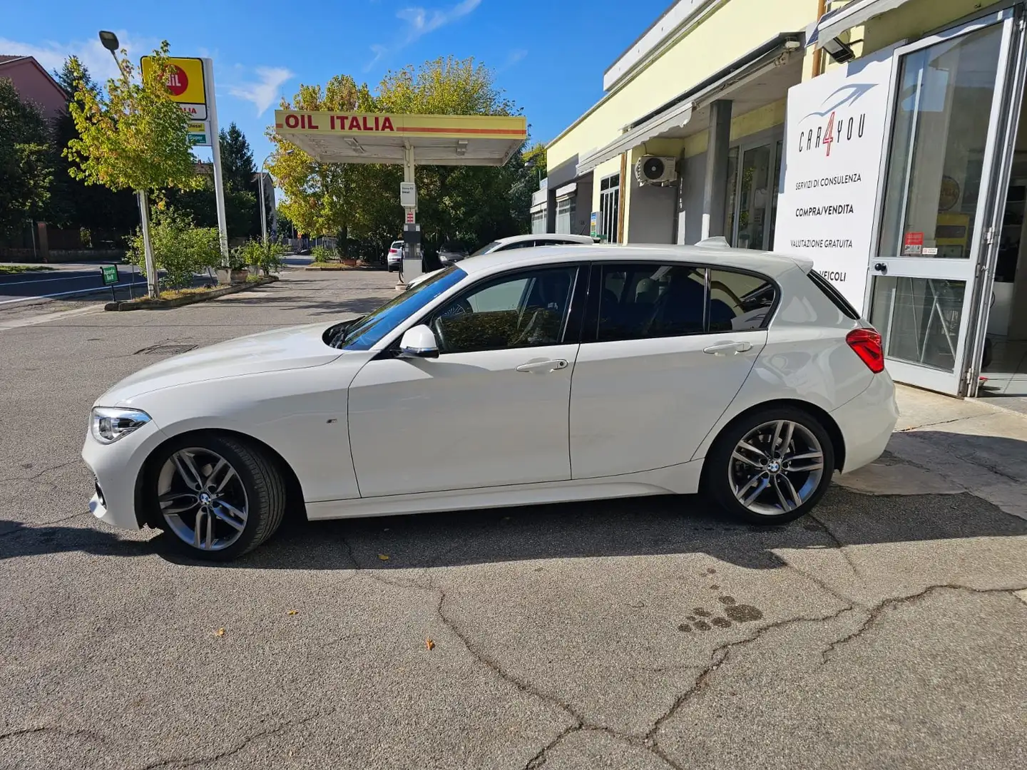 BMW 118 118d Msport 5p, MOTORE B47! SEDILI IN ALCANTARA Bianco - 2