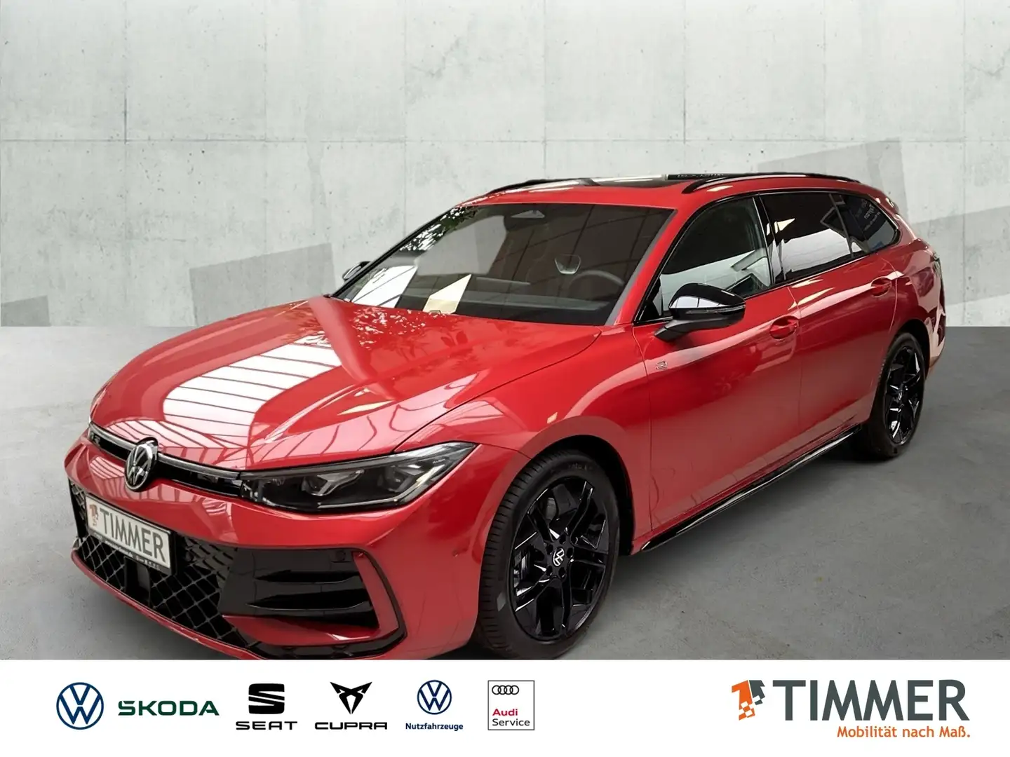 Volkswagen Passat R-Line 2,0 l TDI SCR 4MOTION 142 kW (193 PS) 7-Ga Rood - 1