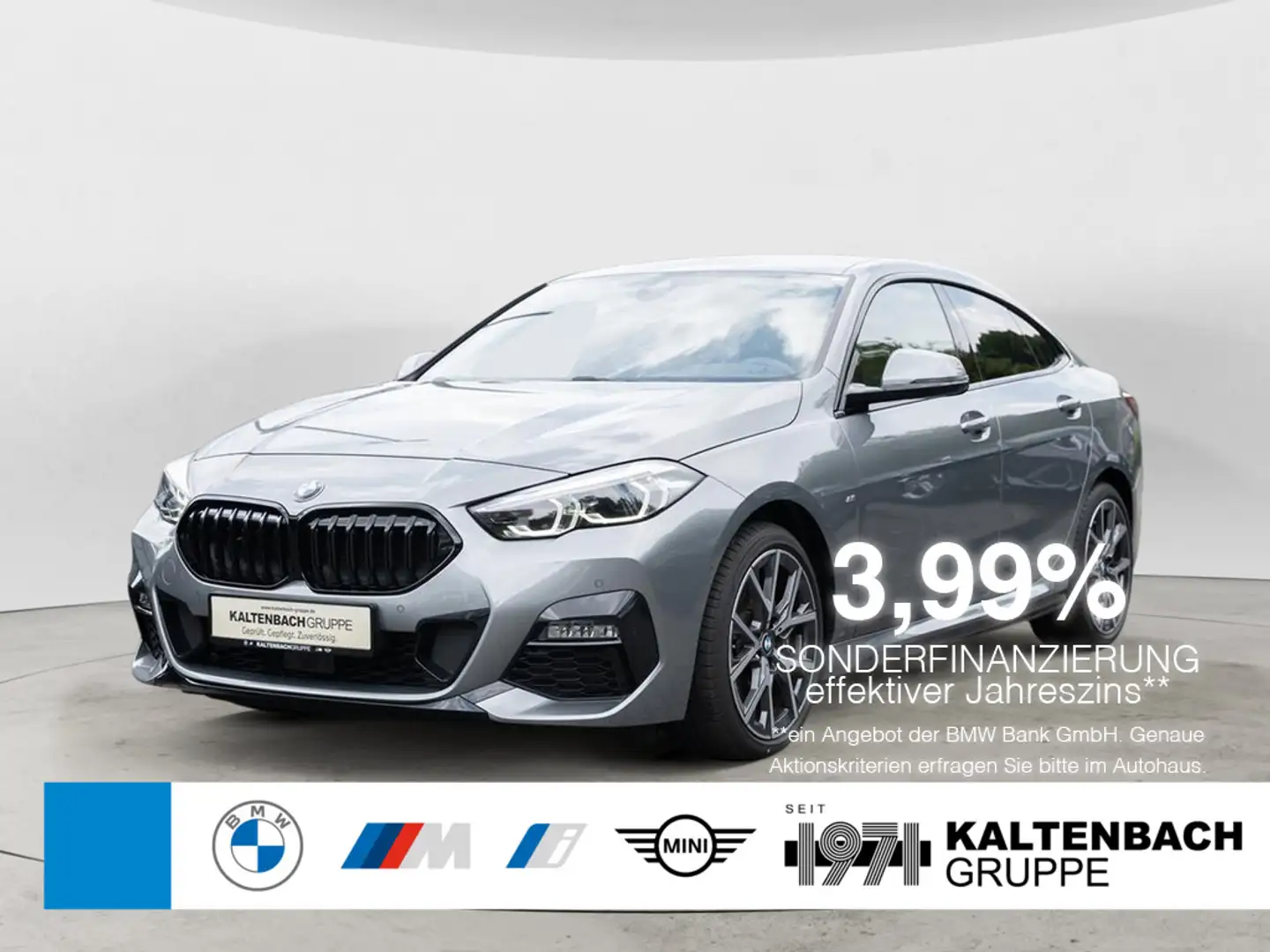 BMW 218 i Gran Coupe M-Sport LED ACC NAVI KAMERA Grijs - 1