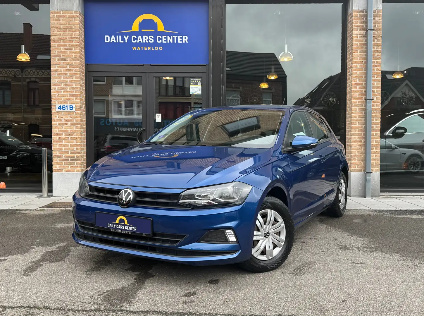 Volkswagen Polo 1.0i Comfortline I CarPlay I NAVI I PDC Cruise REG Bleu - 1