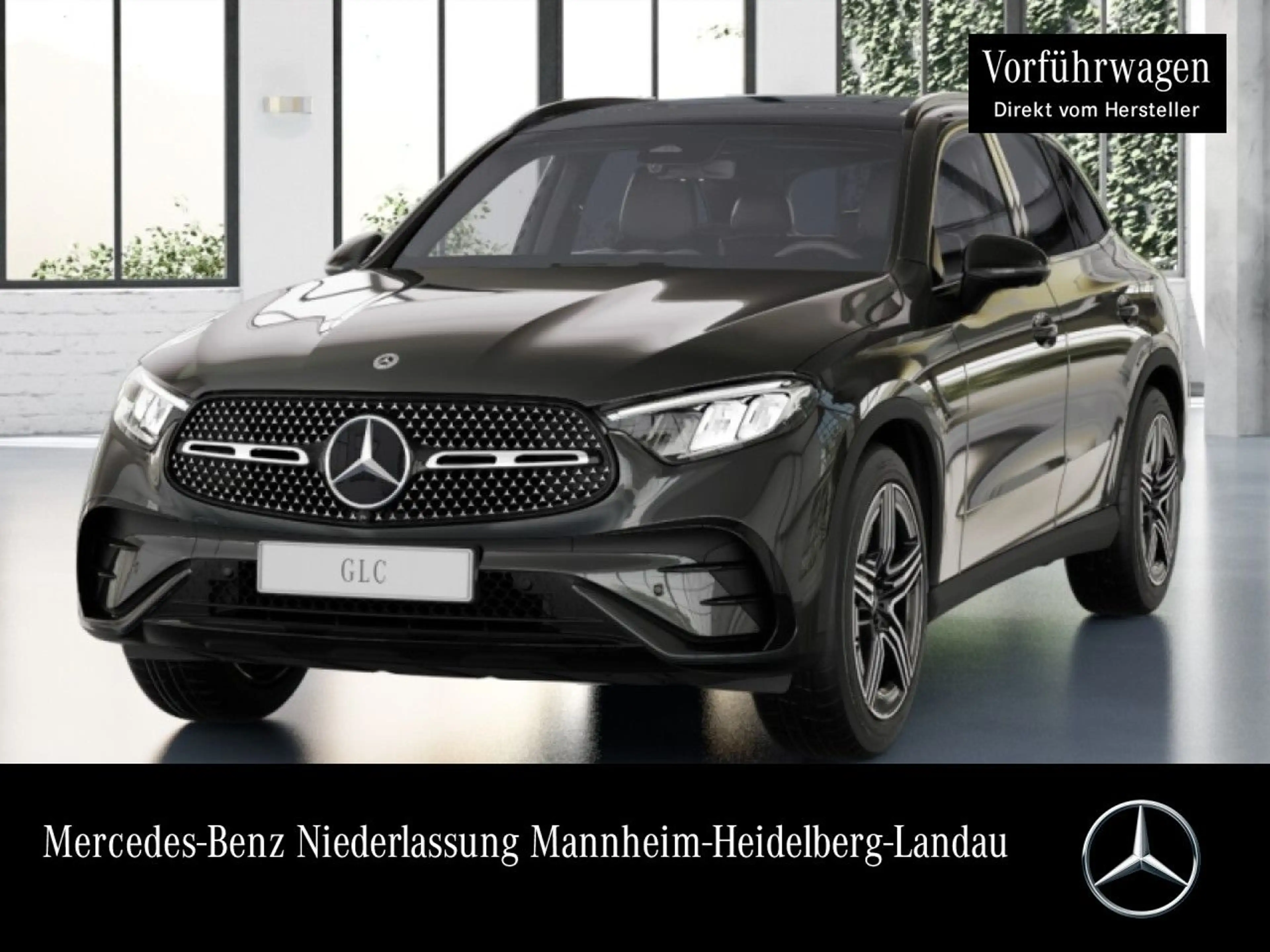 Mercedes-Benz GLC 200 4M AMG+NIGHT+PANO+360+AHK+LED+TOTW+KEYLESS