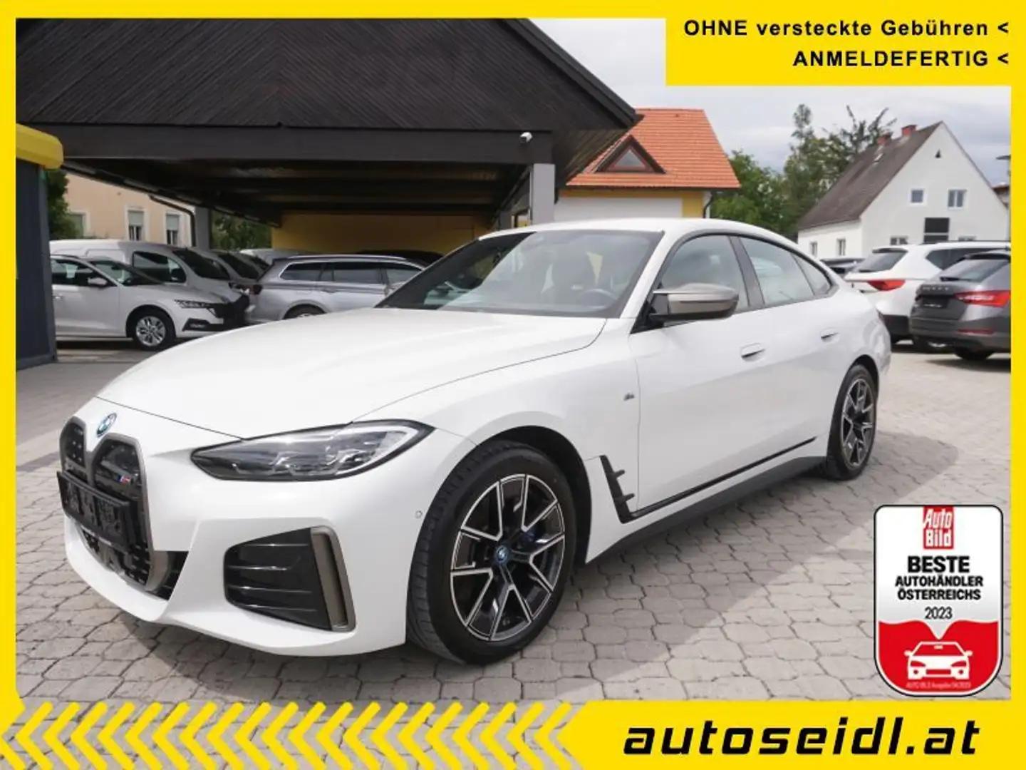 BMW i4 Gran Coupe xDrive M50 *2023er+M-SPORTPAKET* Білий - 1