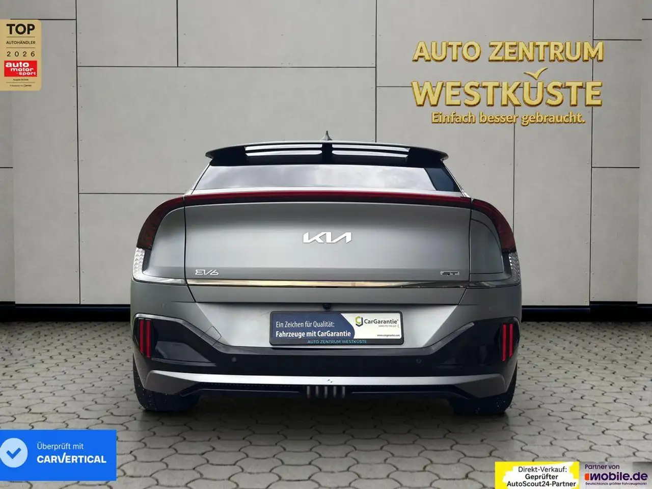Kia EV6 GT4WD HuD AHK Meridian SOH99%Wärmepumpe Matt, миниатюра 8