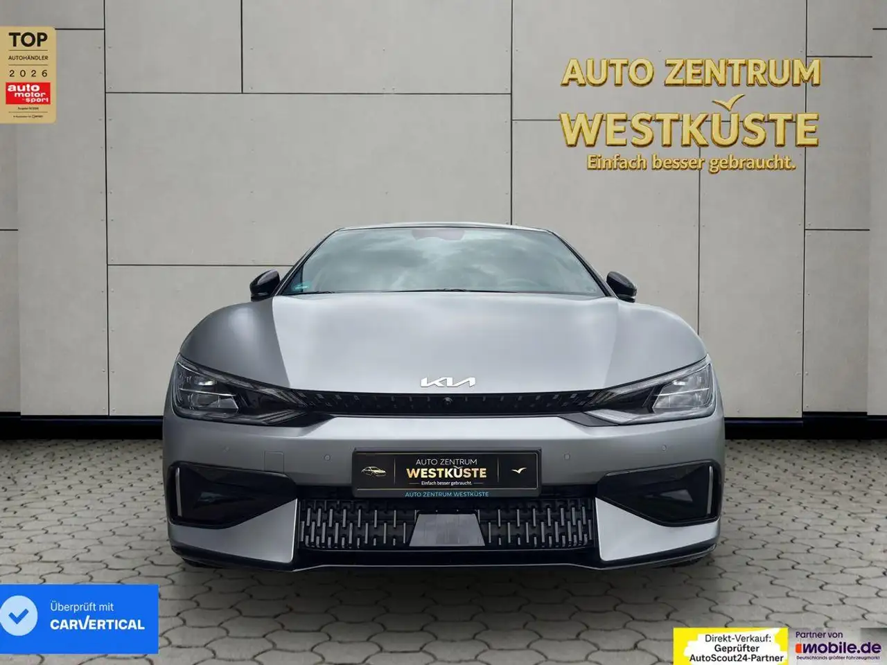 Kia EV6 GT4WD HuD AHK Meridian SOH99%Wärmepumpe Matt, миниатюра 2