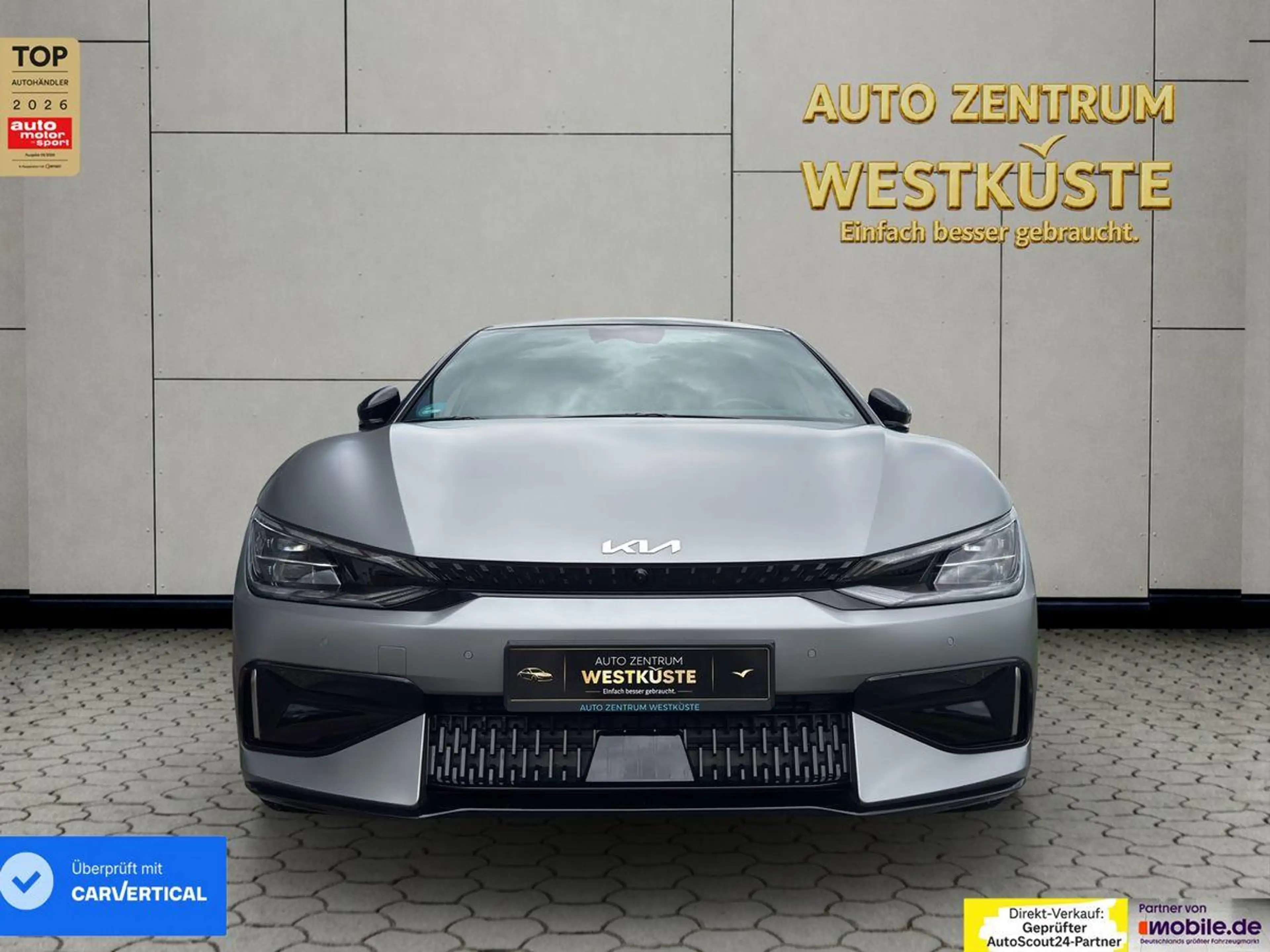 Kia EV6 GT4WD HuD AHK Meridian SOH99%Wärmepumpe Matt — photo 2