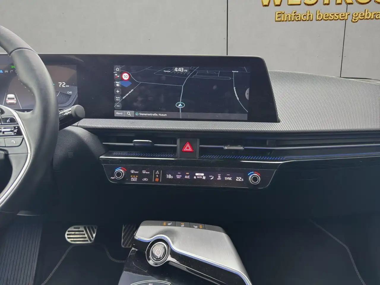 Kia EV6 GT4WD HuD AHK Meridian SOH99%Wärmepumpe Matt, миниатюра 21