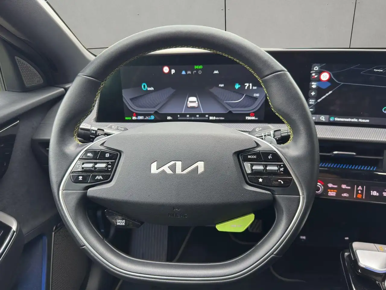 Kia EV6 GT4WD HuD AHK Meridian SOH99%Wärmepumpe Matt, миниатюра 23