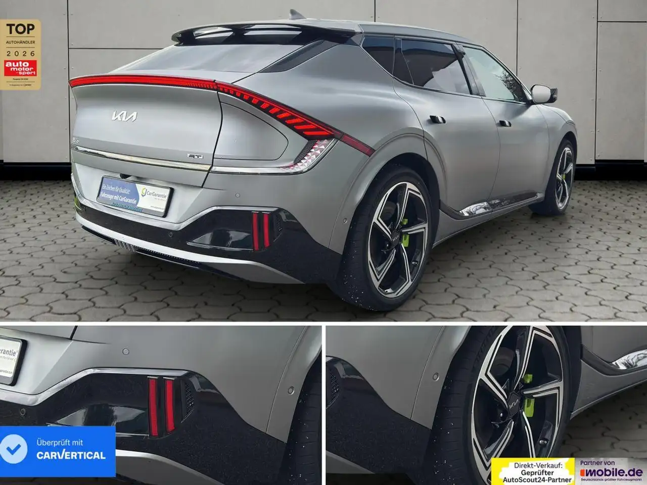 Kia EV6 GT4WD HuD AHK Meridian SOH99%Wärmepumpe Matt, миниатюра 29