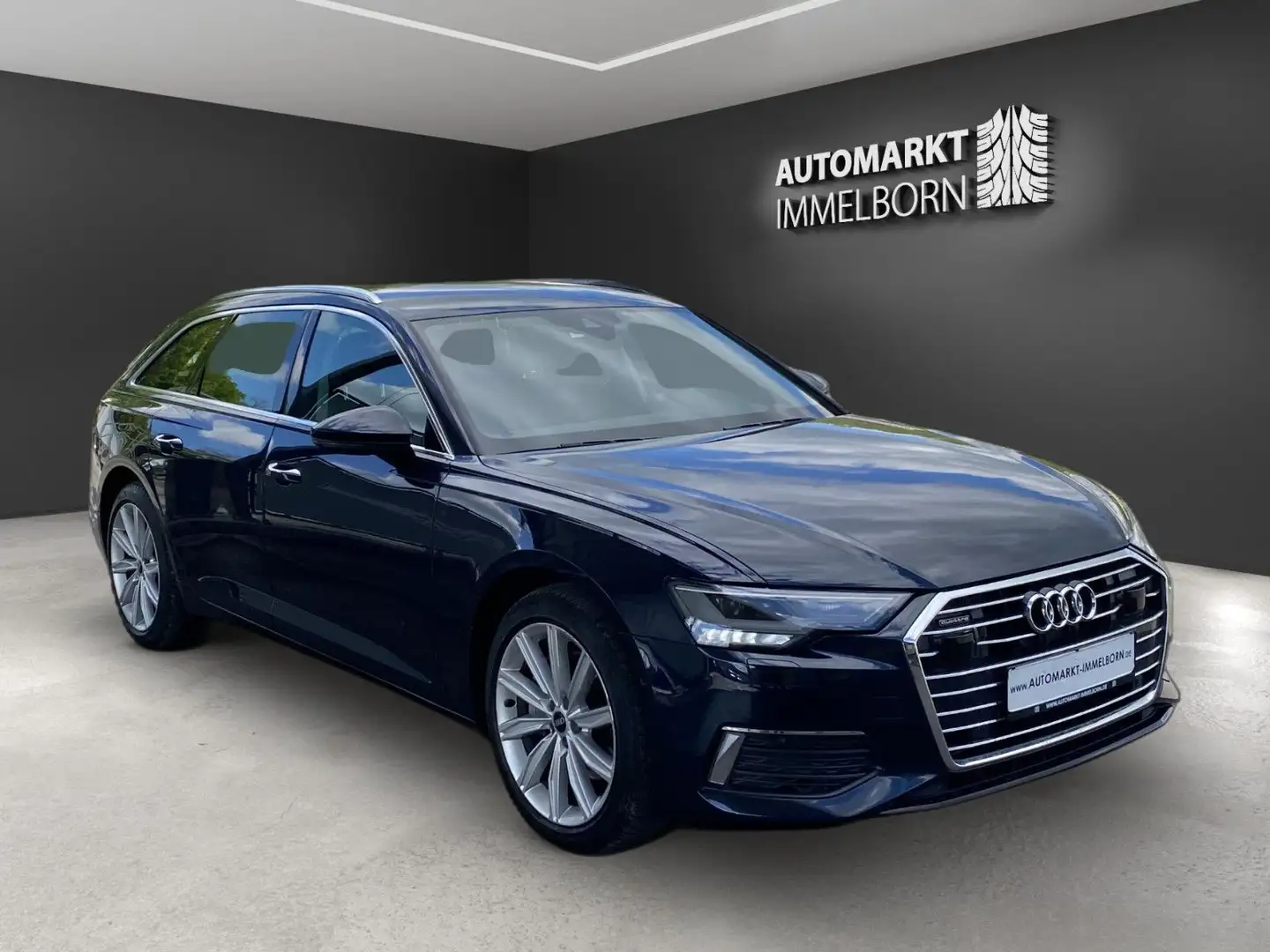 Audi A6 45 quattro design AHK*Kamera*Virtual*19*Leder Синий - 1