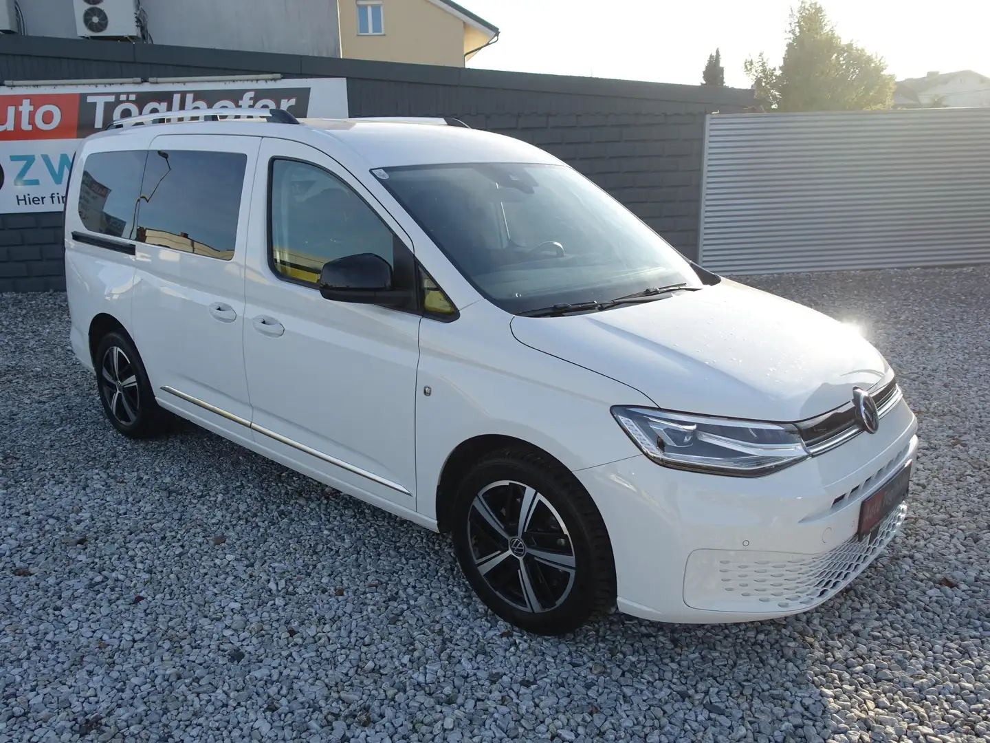 Volkswagen Caddy Style Maxi 2.0 TDI, LED-NAVI-ACC-SHZG-5.J-Garantie Weiß - 2