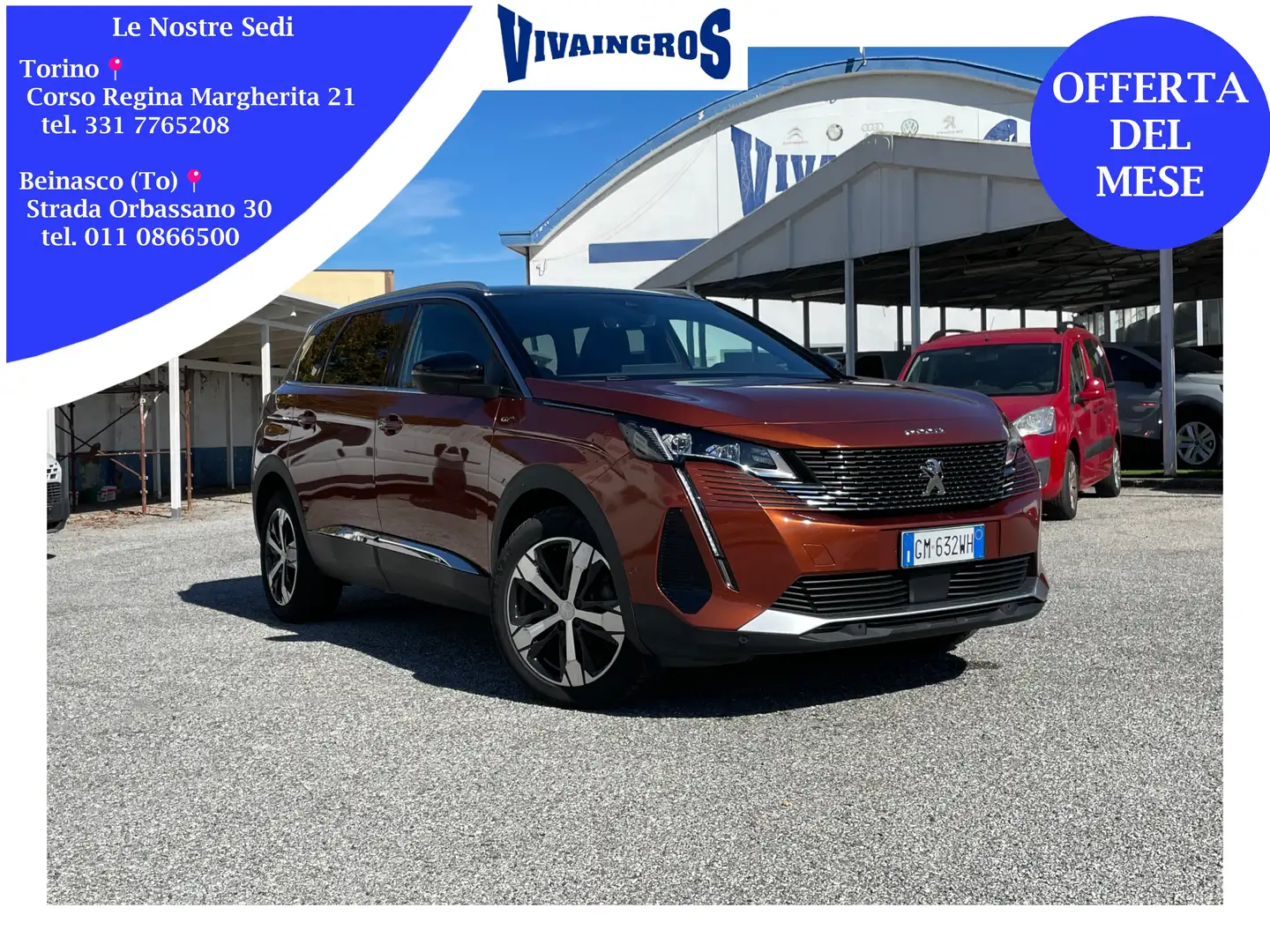 Peugeot 5008 1.5 BlueHDi EAT8 130CV GT Line - 7 POSTI Bronzo - 1