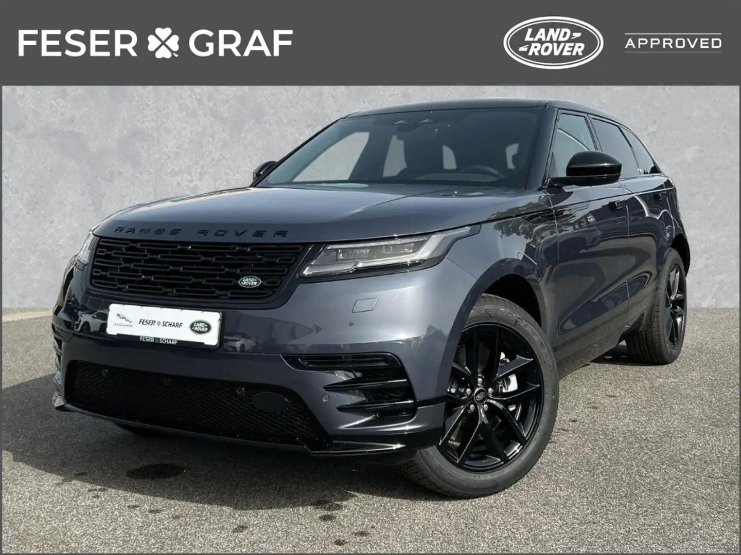 Land Rover Range Rover Velar Dynamic SE P400e FaPa Black-Pack Winter Blau - 1