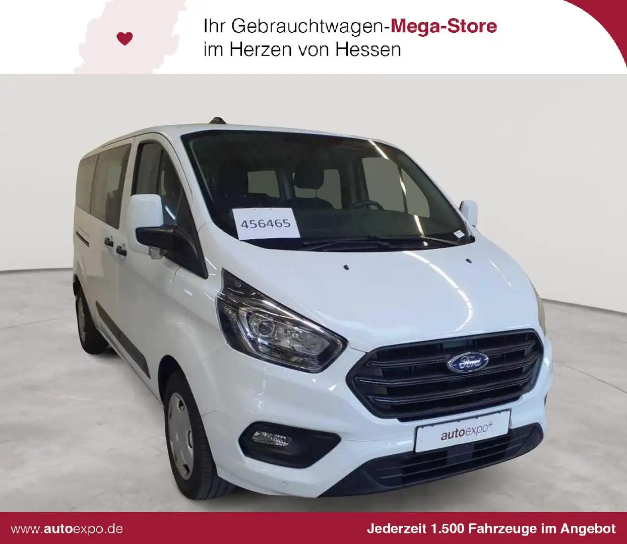Ford Transit Transit Custom 340 L2 9-Si Klima-v/h AHK Blanco - 1