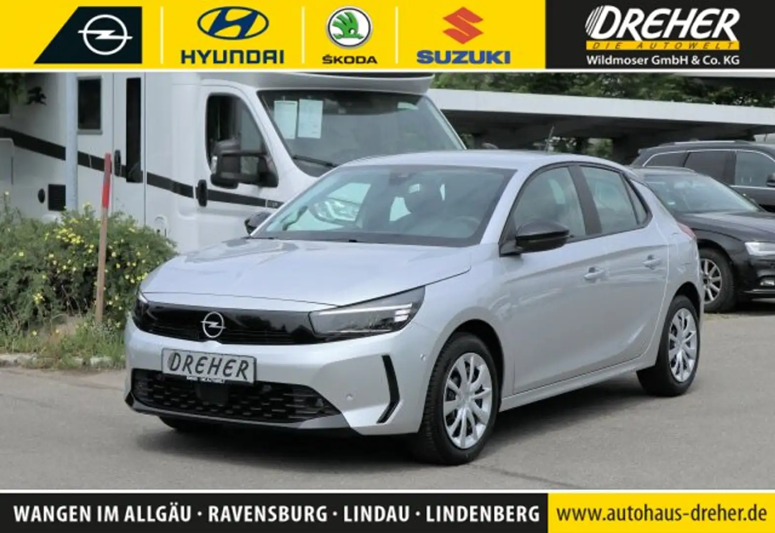 Opel Corsa Corsa Edition Klima/LED/Allwetterreifen/UVM.  BC Argent - 1