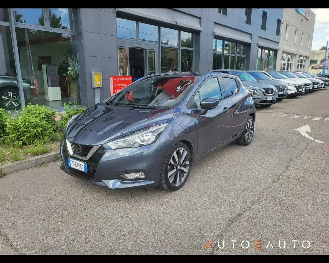 Nissan Micra 1.5 dci Tekna 90cv Bleu - 1