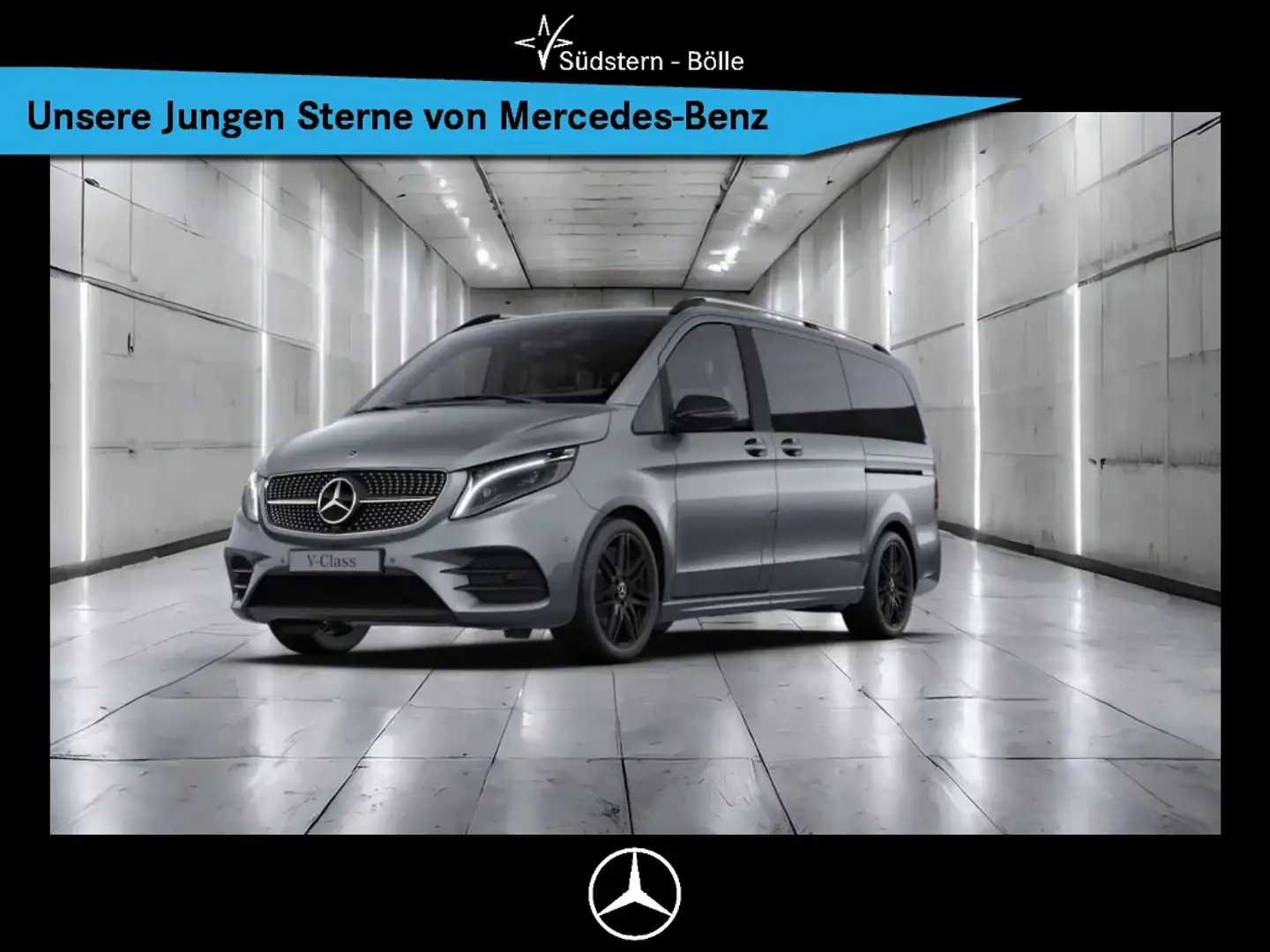 Mercedes-Benz V 300 d 4MATIC AVANTGARDE EDITION Lang AMG+AHK Grau - 1
