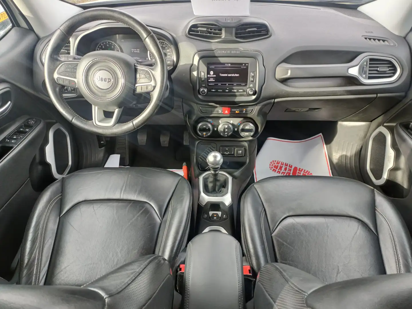 Jeep Renegade 1.4 MultiAir TURBO/NAP/VOL OPTIE/LEER Wit - 2