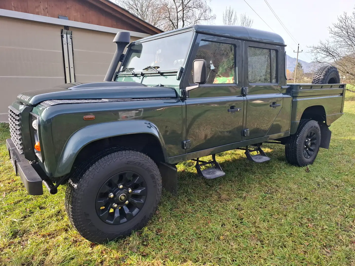 Land Rover Defender 130 Td4 2,4 Puma Motor Zöld - 1