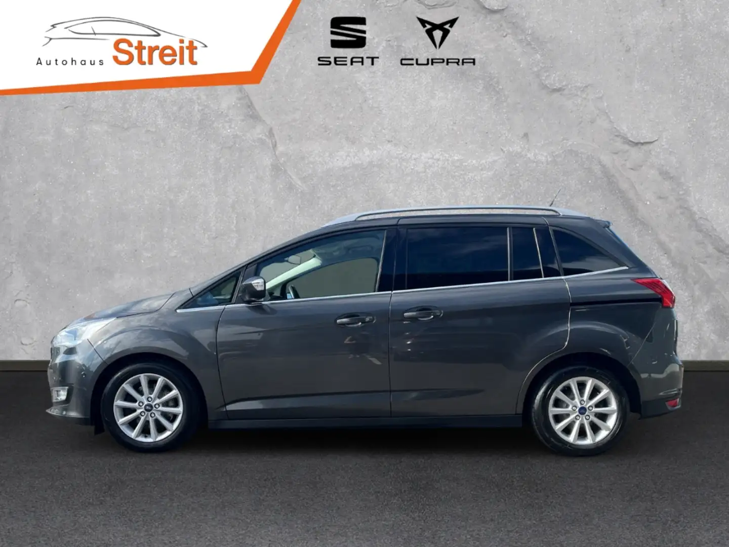 Ford C-Max Grand Titanium 1.0 EcoBoost 125PS Navi Mehrzonenkl Gris - 2