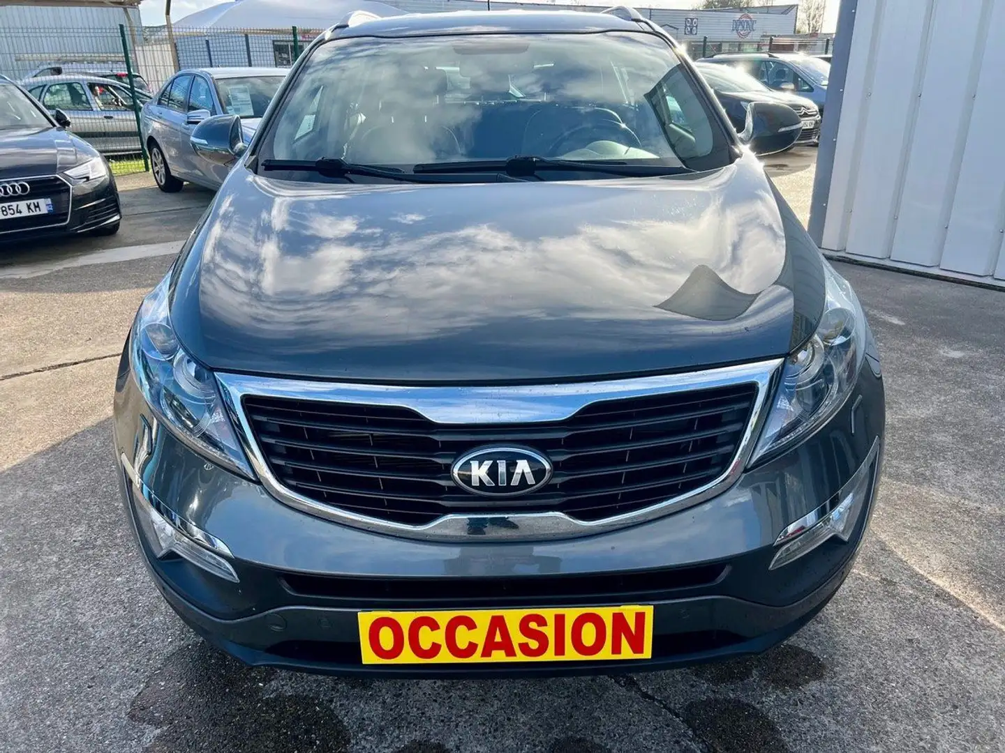 Kia Sportage 2.0 LTS 163 CV 2WD CUIR GPS CAM Gris - 2