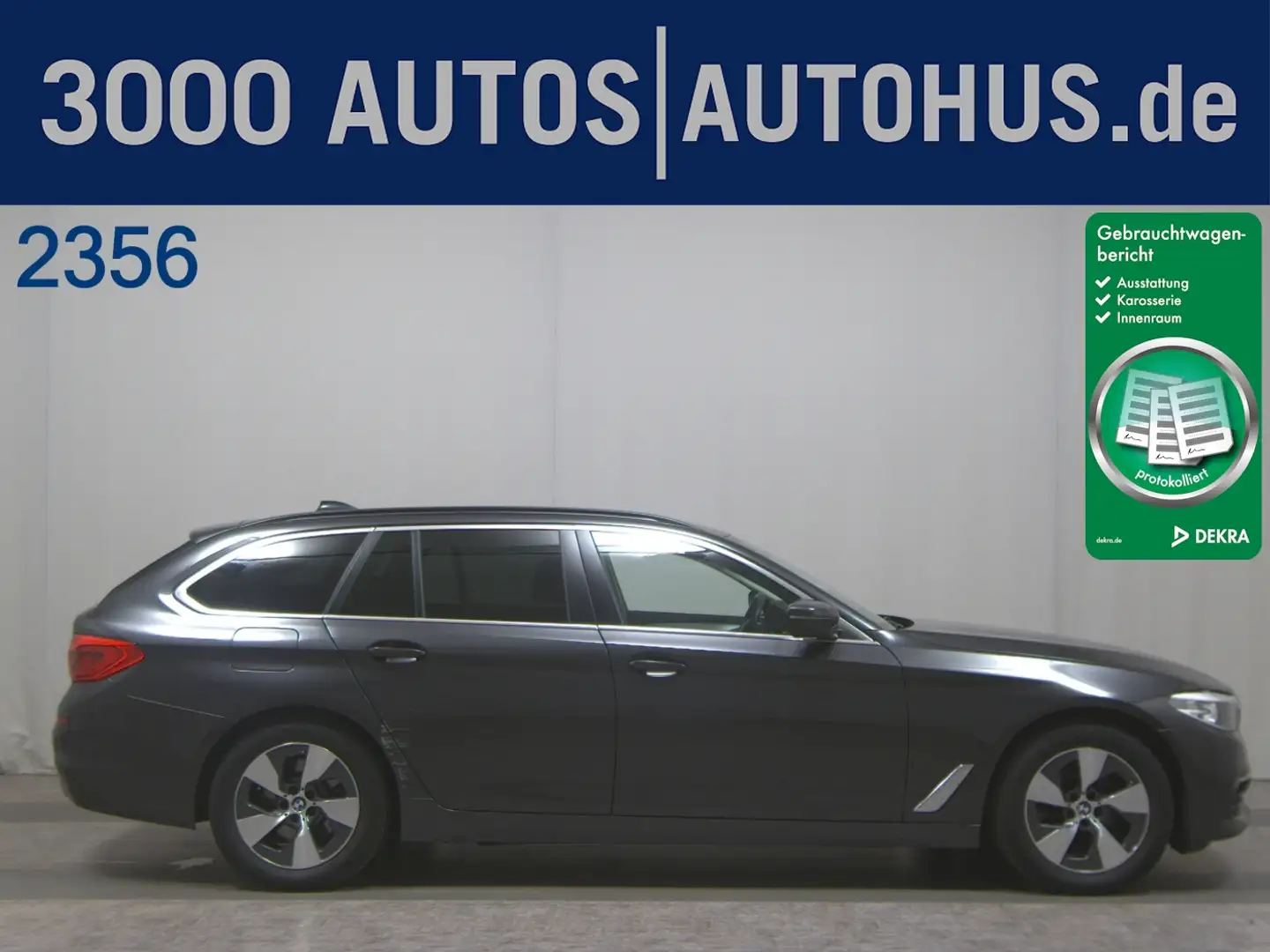 BMW 520 dA Touring Navi LED LC+ PDC Shz Grau - 1