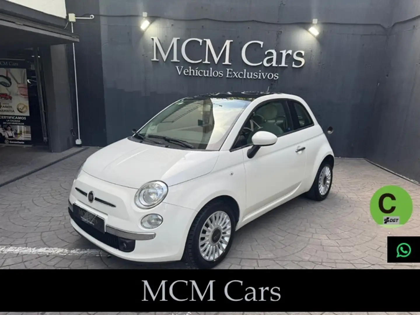Fiat 500 1.2 Lounge Blanco - 1
