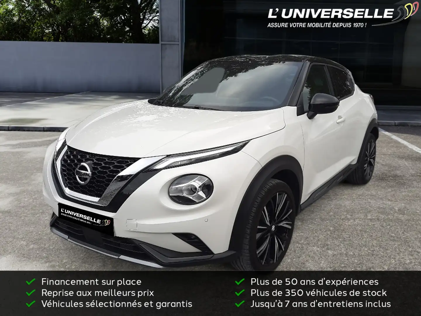 Nissan Juke TEKNA BOITE AUTOMATIQUE Wit - 1