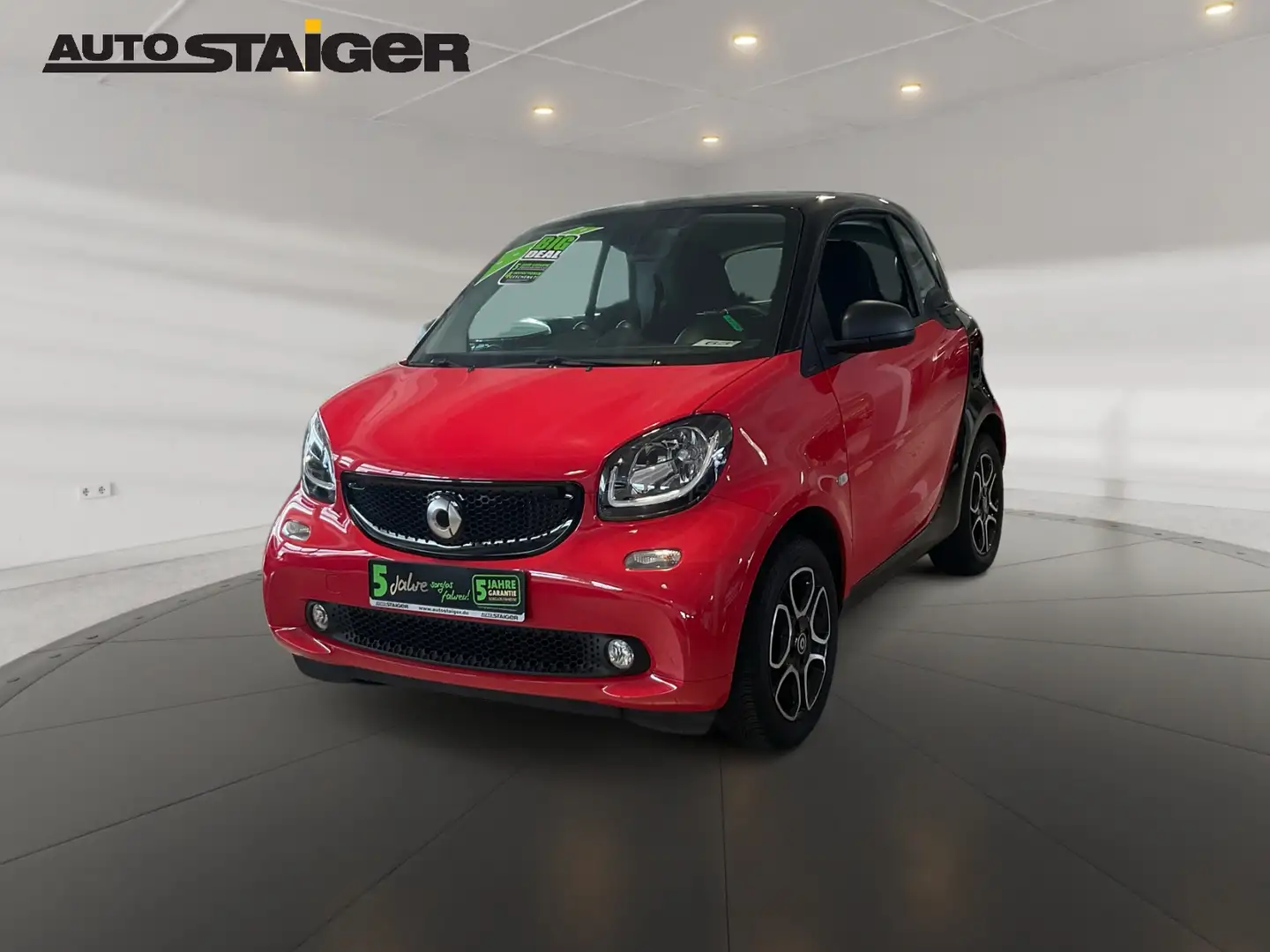 smart forTwo coupe passion PanoDach, Klima, Sitzheizung,.. Red - 2