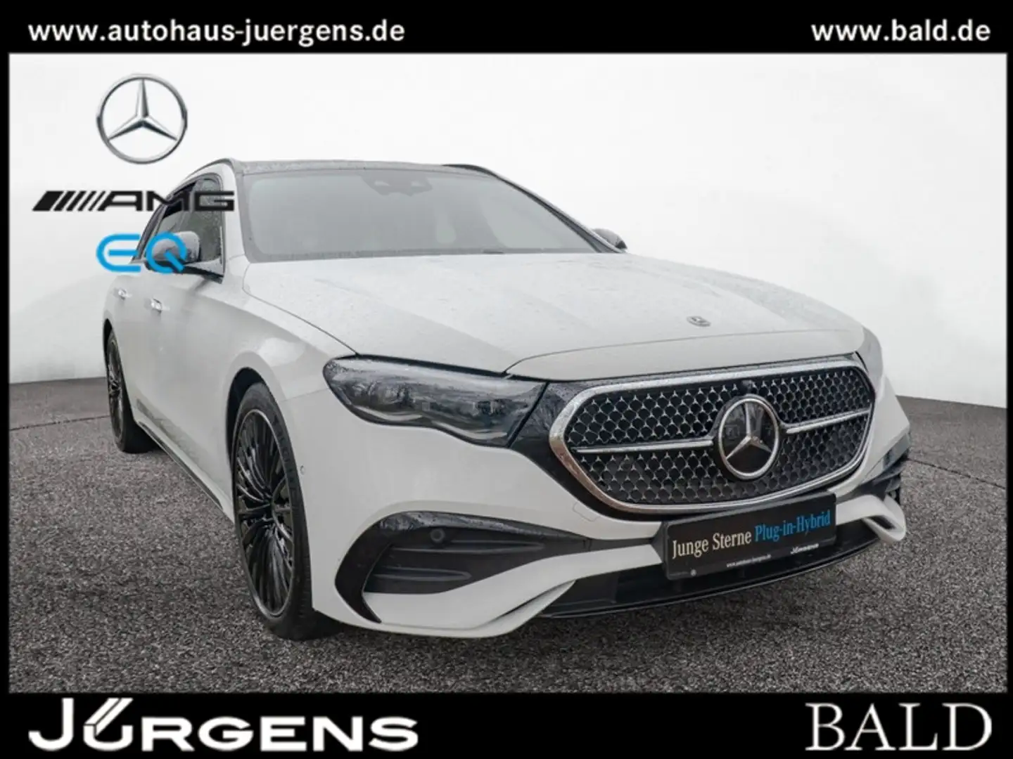Mercedes-Benz E 300 e T AMG-Sport/Super/Pano/AHK/Night/Dist/20 Weiß - 1