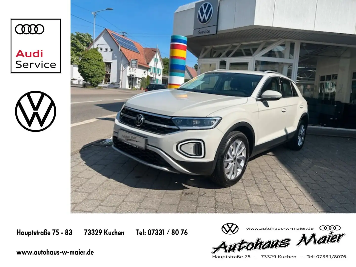 Volkswagen T-Roc 1.5 TSI Style DSG/RFK/SHZ/ALU/LED Gris - 1