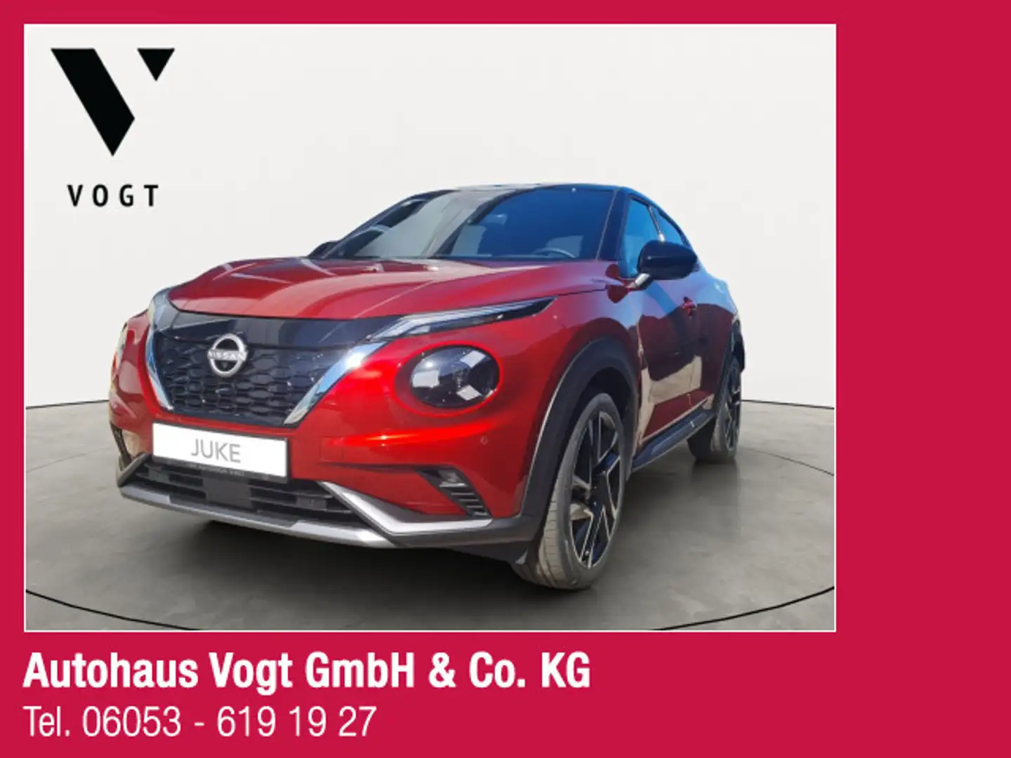 Nissan Juke N-Design°360°KAMERA°BOSE°PROPILOT°19"ALU Rot - 1