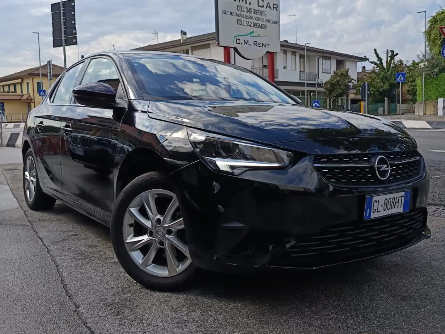 Opel Corsa Corsa VI 1.2 Elegance s auto NEOPATENTATI Zwart - 1
