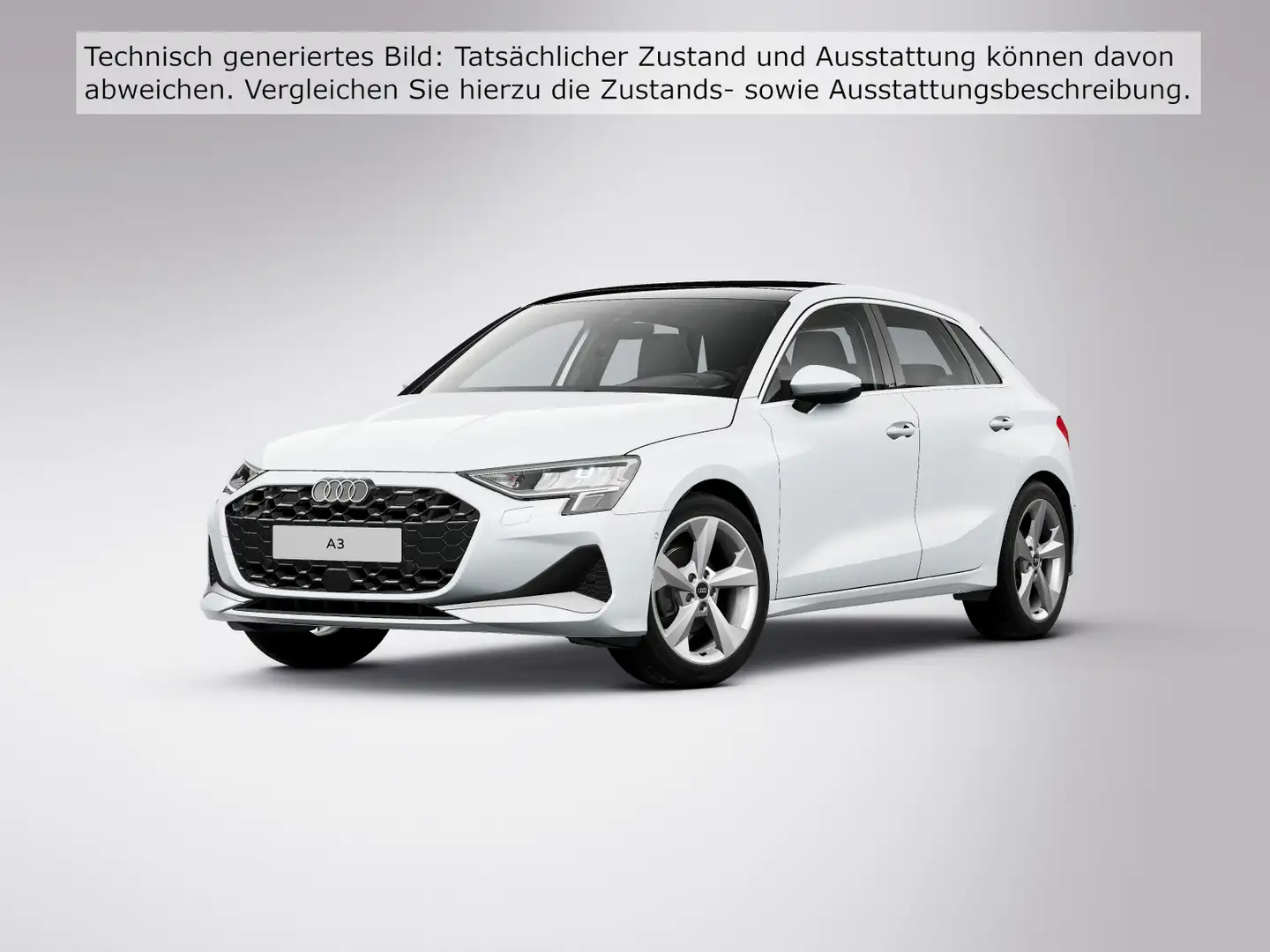 Audi A3 30 TFSI advanced S tronic Standhzg Weiß - 2