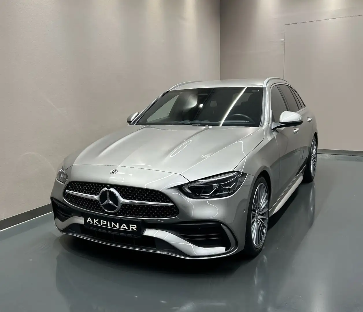 Mercedes-Benz C 180 C180 T 9G *AMG LINE*KAMERA*LEDER*LED*DAB* Argent - 2