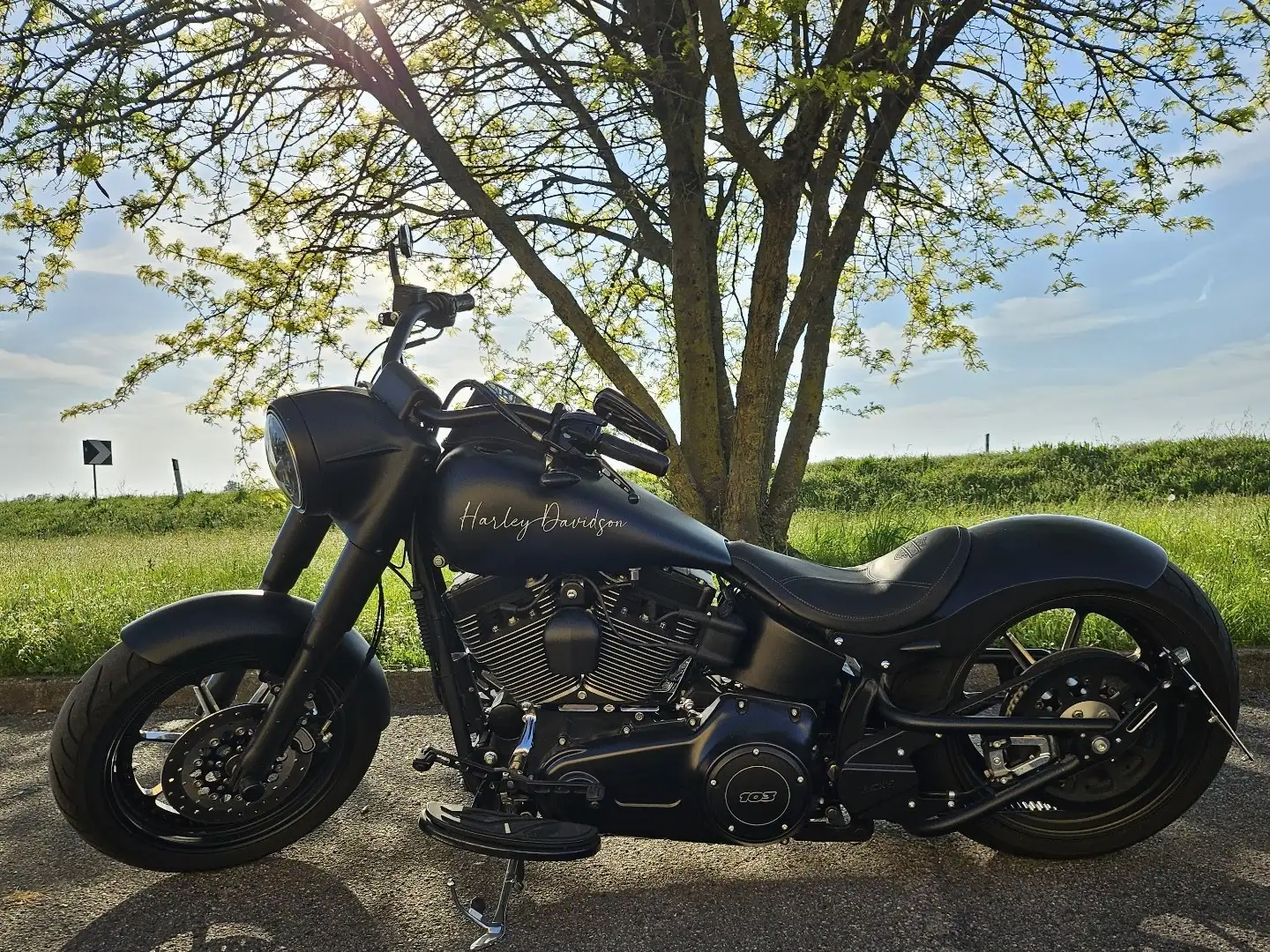 Harley-Davidson Fat Boy special 103 Zwart - 2