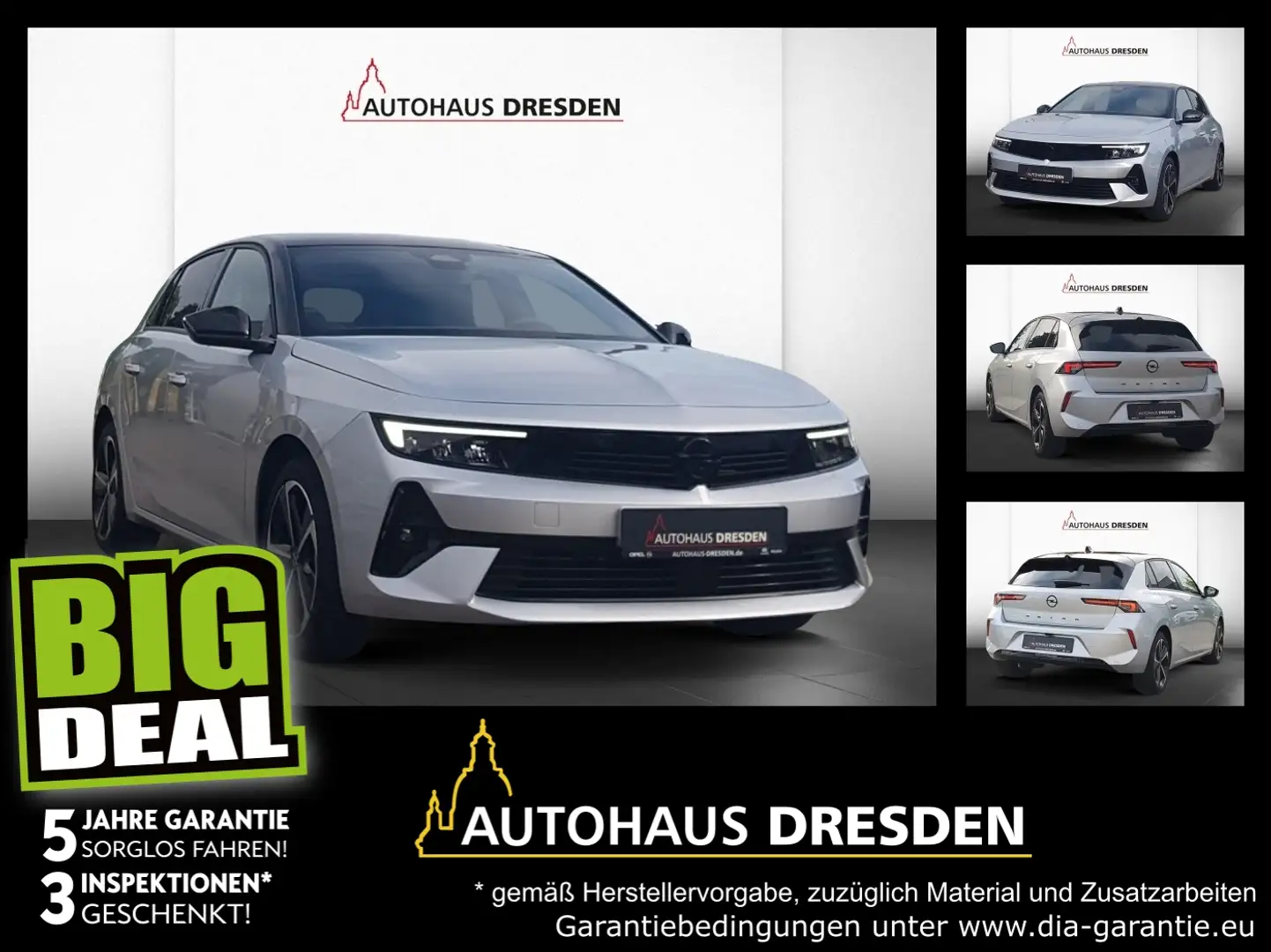 Opel Astra L 1.2 Turbo *LED*ACC*DAB*SHZ*360° Zilver - 1