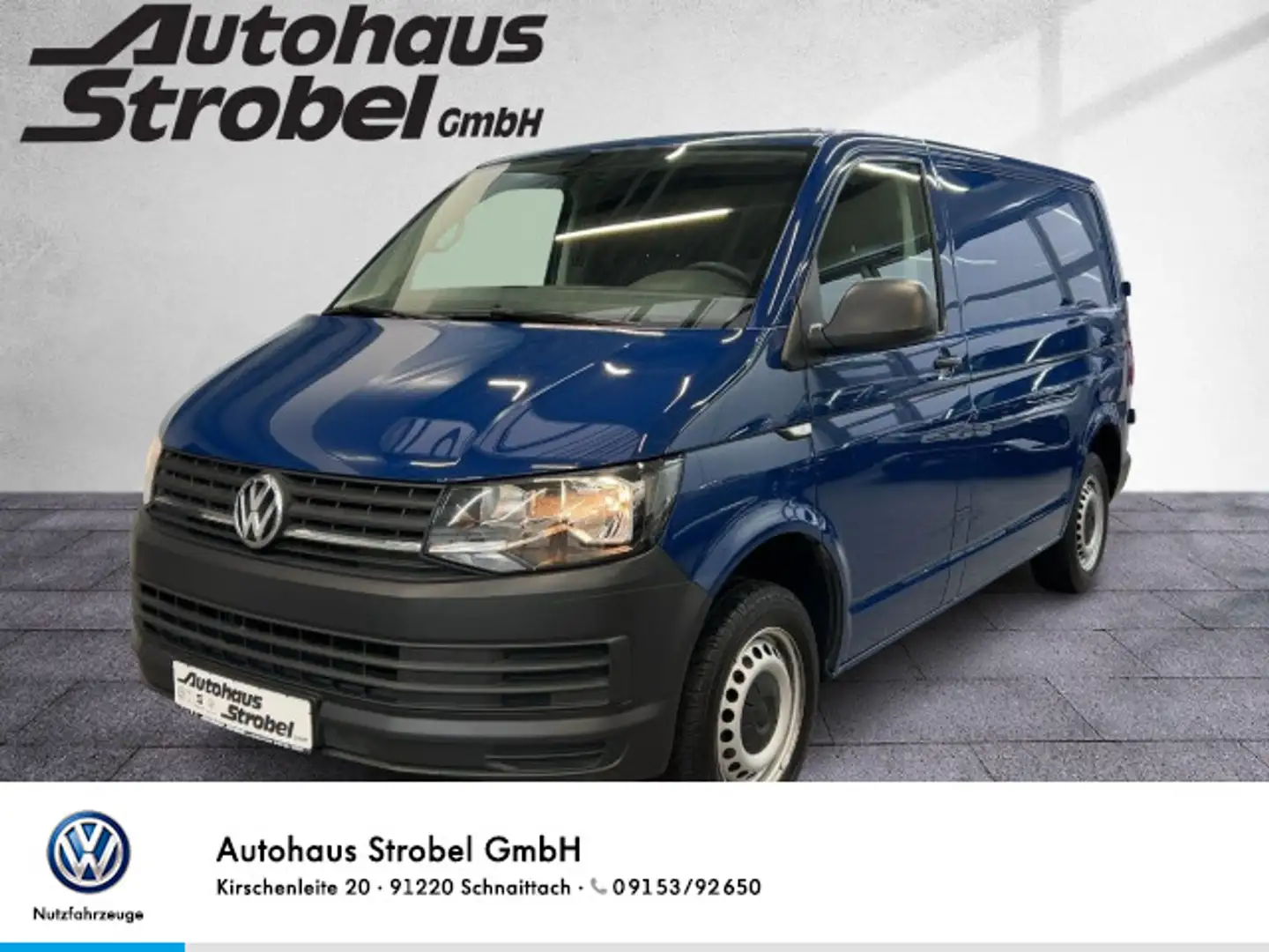 Volkswagen T6 Transporter 2.0 TDI "Eco Profi" AHK Klima Tempo Pa Blau - 1
