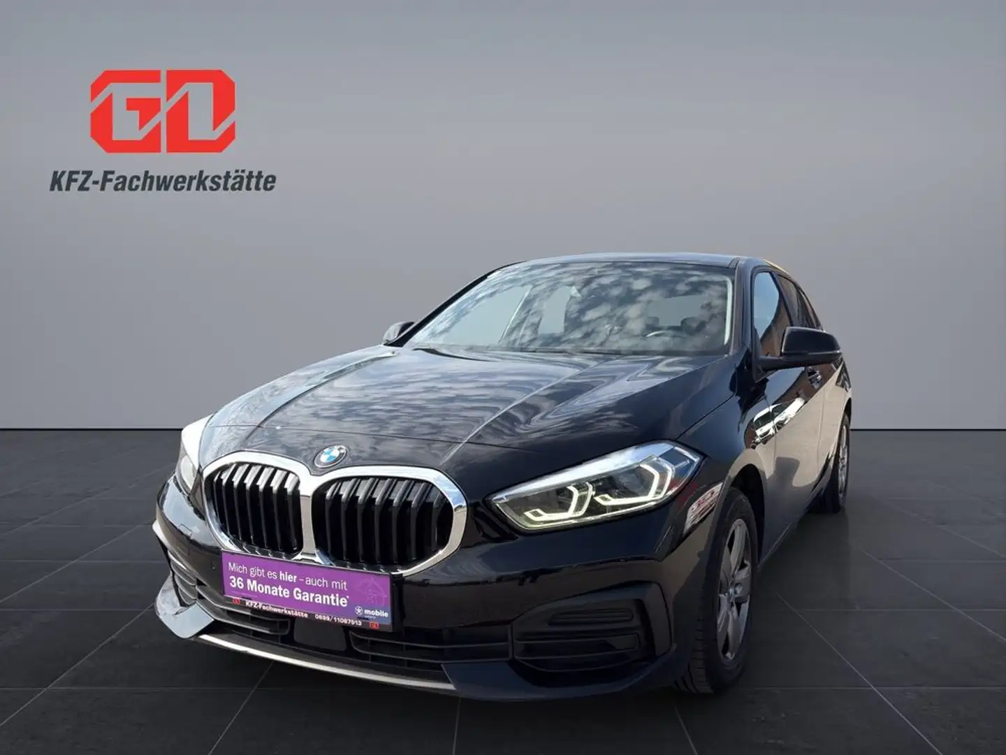 BMW 116 d Advantage,LED,NAVI,Parksensoren... Schwarz - 1