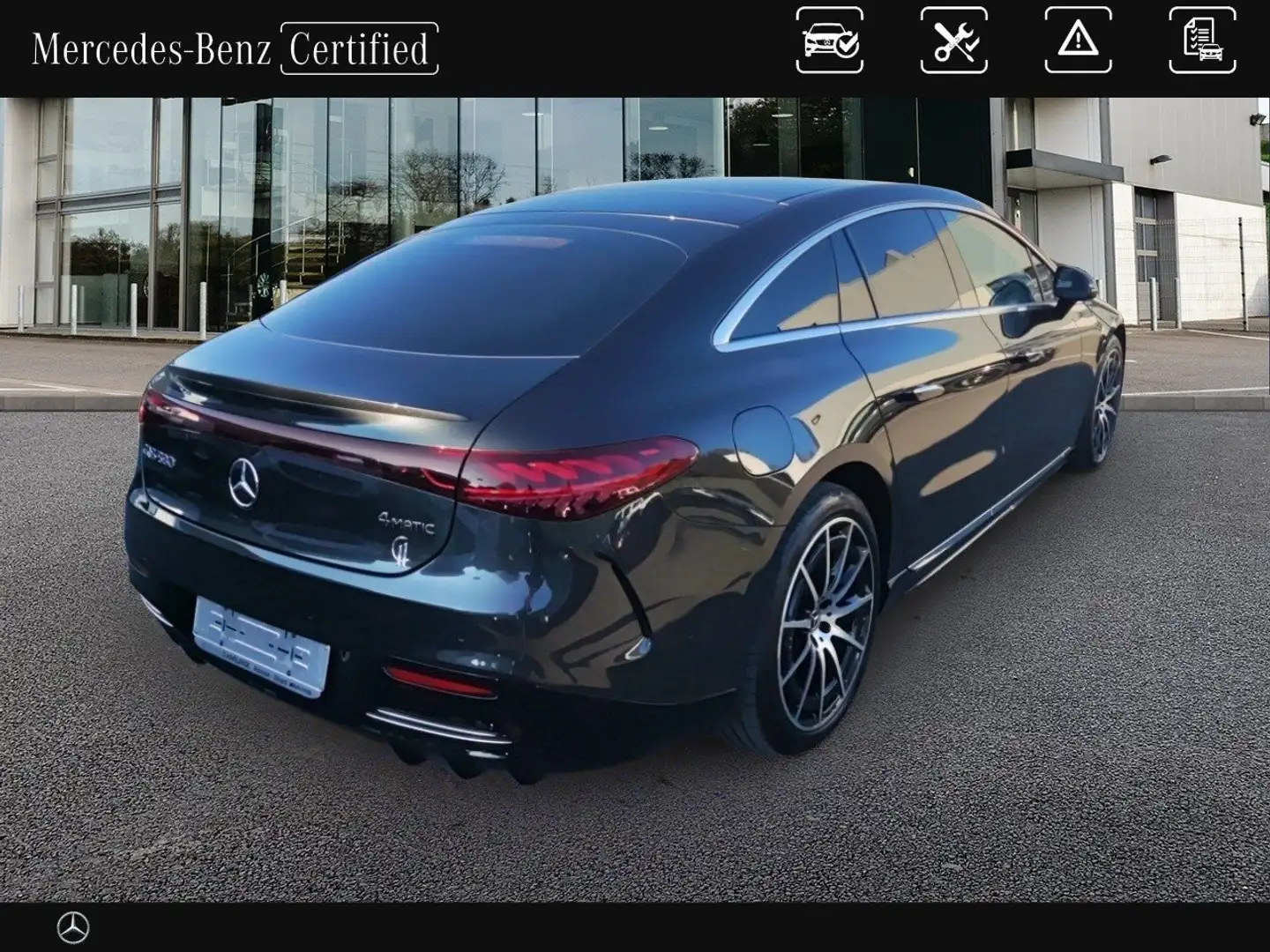 Mercedes-Benz EQS 580 4MATIC Garantie 5 ans *1075€/mois Grau - 2