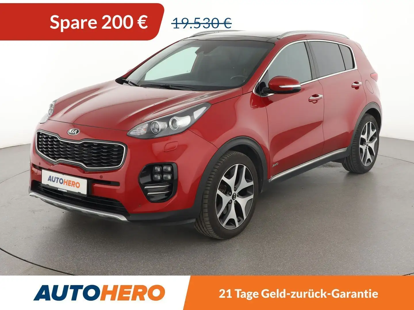 Kia Sportage 1.6 TGDI GT Line 4WD Aut.*NAVI*BiXENON*CAM*SHZ*LHZ Rot - 1