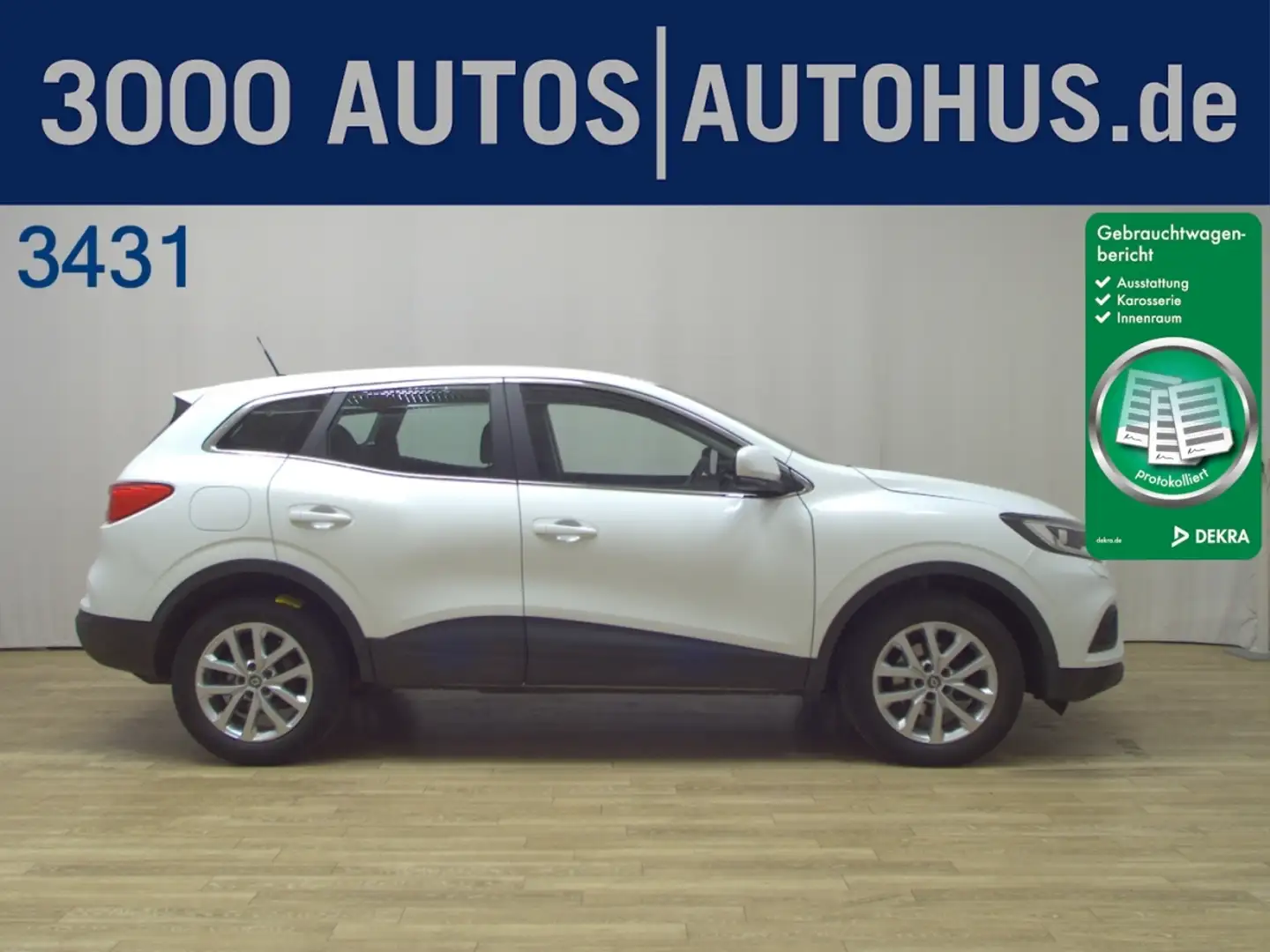 Renault Kadjar 1.5 dCi Business Ed. Navi Shz PDC Weiß - 1