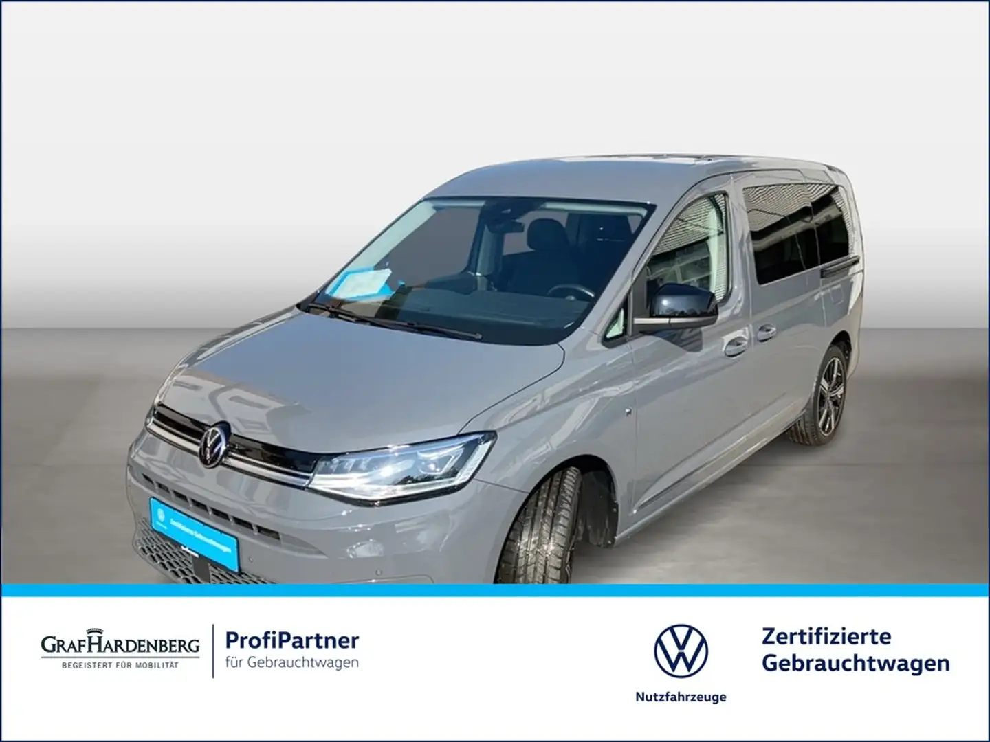 Volkswagen Caddy Maxi Style 1.5 TSI AHK ACC Rückfahrkamera Grau - 1