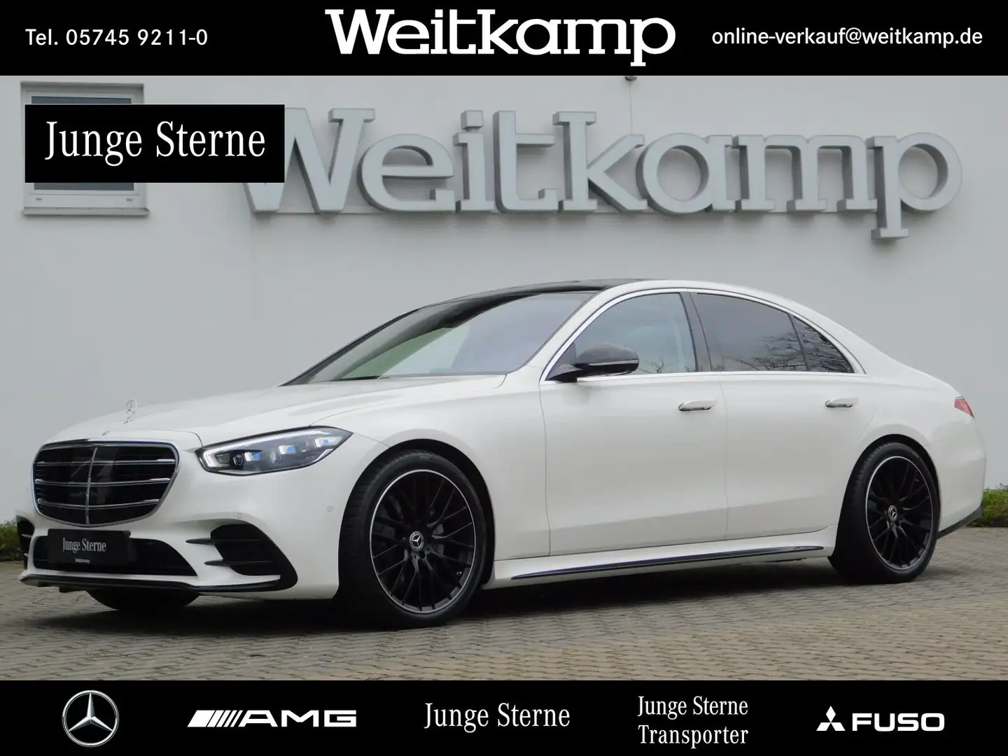 Mercedes-Benz S 580 S 580 4M AMG+Exkl.+Massage+Head-Up+Pano+Standh. Alb - 1